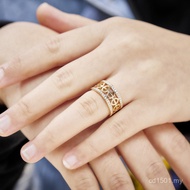 Creative S925 Silver Pig Nose Fashion Zircon Inlaid Pig Nose Unique Ring New Style Pair Ring Ring Wi