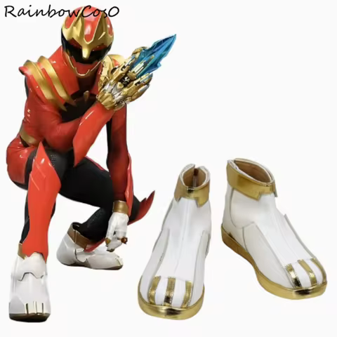No.1 SENTAI GOZYUGER Cosplay Shoes Boots Game Anime Party Halloween RainbowCos0 W4775