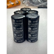 CAPACITOR 80V 10,000UF, 80V 10000UF 80V, 80V10000UF, 10000UF80V DEAWOO (size 35x70mm)