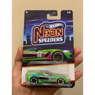 HOTWHEELS NEON SPEEDERS CORVETTE C7 Z06 GREEN (REFER GAMBAR)