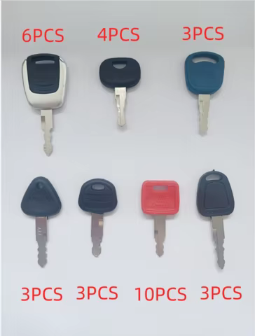 32PCS Ignition Key For Hyundai Vovlo John Deere Sany Doosan Liebherr New Holland Excavator