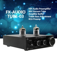 FX-AUDIO หลอด - 03 MINI HIFI Audio Preamplifier 6K4 หลอดสุญญากาศแอมพลิฟายเออร์บัฟเฟอร์ TREBLE ปรับเส