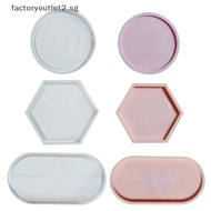factoryoutlet2.sg Tray Mold Storage Box Silicone Mold DIY Coaster Crystal Mold Ashtray Pot Mold Hot