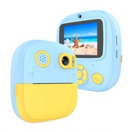 Kids Instant Print Camera Digital 1080P Video Dual Lens 2.4 Inch IPS Screen 8X Zoom Built-in Battery