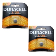 2x Duracell Photo DL CR1/3N 2L76 3V Lithium Battery Replaces Duracell DL-1/3N, 3N, Ray-O-Vac 867, 2L