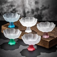 Lotus Cocktail Glasses Cups Tipsy Shot Glass Cup Creative Wine Glass Sake Cups Japanese Style Shot G