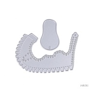 Kiki Silver Baby Shoes Cutting Dies DIY Thanksgiving Day Valentine s Day Card Supply