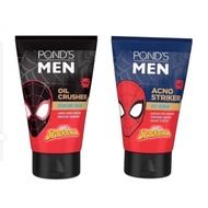 Ponds Men Spiderman Series 100ml Facial Wash Icy Scrub & Cooling Foam