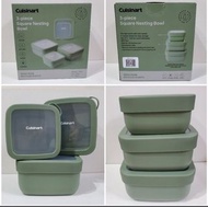 Cuisinart 方形嵌套式飯盒3個裝