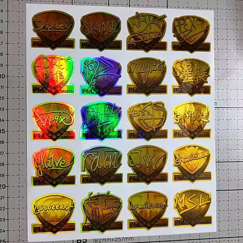 Waterproof Mobile Phone Computer Laptop Car Sticker Gift Holographic Csgo Peripheral Stickers Physic