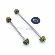 อะไหล่จักรยาน Fuyao Bike Quick Release Slow Release Titanium Axle for Front And Rear Wheels of Carri