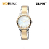 Esprit Gold Two Tone Stainless Steel Watch For Women EES1L191M1035