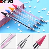 Aksesori Alat Pen Lukisan Berlian Rhinestones Gambar Kepala Ganda Hadiah Pen Bor Mata Sulaman Berlia