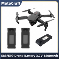 3.7V 1800mAh Drone Battery Rechargeable Lithium Battery for E88 Drone Replacement Battery / E99