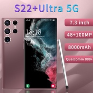 【original ready】Original phone S22 Ultra 5G S22Ultra 5G 7.3 Inch hp 16G RAM 1TB ROM 48MP 100MP 8000mah cheap cellphone washing warehouse Android 12.0 AI powered Face Recognition Unlocked Mobile Phones Qualcomm 888+