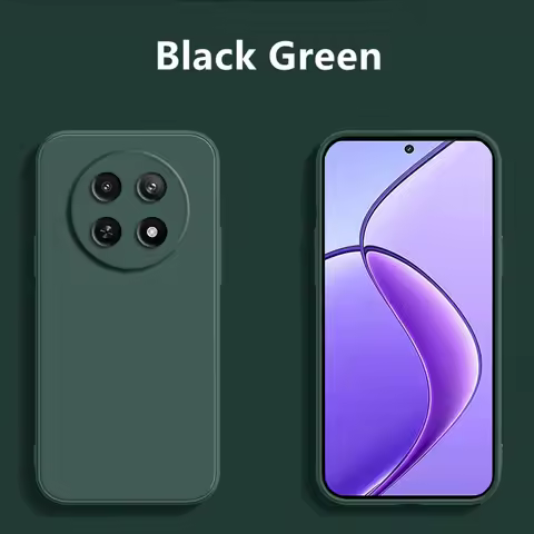 For Cover Realme 12 Case Cover for Realme 12 5G Phone Shell Bumper Liquid Silicone Back Case for Rea