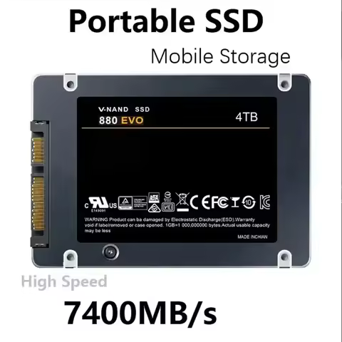 Lenovo New SSD 880 EVO 1TB 2TB 4TB Internal Solid State Drives Hard Disk SATA 3.0 MLC 2.5 Inches for