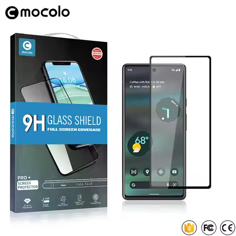 Mocolo Full Screen Tempered Glass Film On For Google Pixel 8A 8 9 Pro XL 7A 7 6A 6 5G Pixel8 Pixel7 