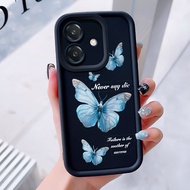 Case For OPPO A3 4G A3 Pro 5G A3X 4G A3X 5G A40 A60 5G Three-Color Butterfly Phone Silicone Shockpro