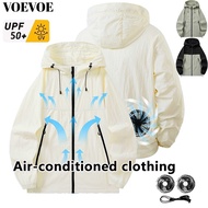UPF50 + Fan Jacket for Men and Women Outdoor UV Jacket