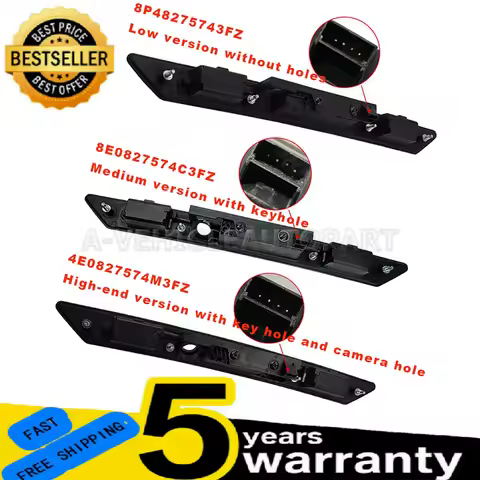 Trunk Tailgate Handle Switch New 8P48275743FZ 8E0827574C3FZ For Audi A3 A4 A6 Q7 S4 S6 Easy Installa