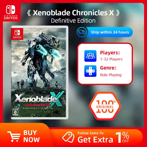 Original Xenoblade Chronicles X: Definitive Edition Nintendo Switch Game Deals Physical for Switch O