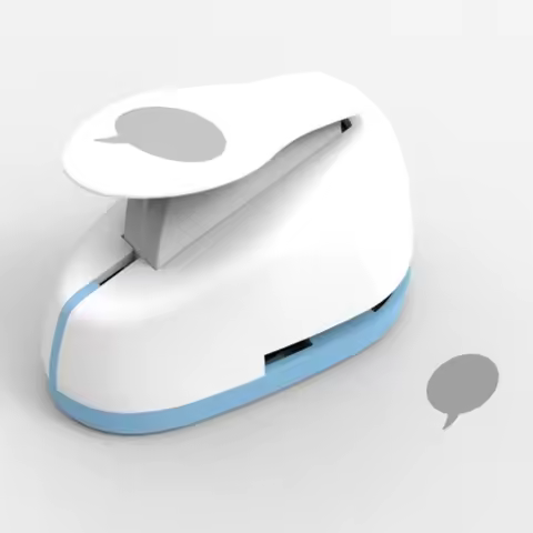2.4cm size Chat Box shaped craft hole punch Message Board design paper cutter diy scrapbooking tools