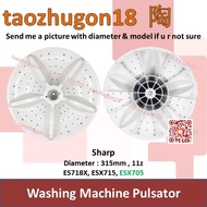 Sharp Washing Machine Pulsator Mesin Basuh Kipas ES718X ESX715 ESX705