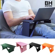 【BH】Laptop Stand Space-saving Foldable Computer Support Stand Adjustable Small Laptop Desk for Home Bedroom