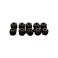 UNGU Spare part Rep. Gear Pinion 8T Motor Tamiya Mini 4wd Purple Black/ By PROJECT D - Gear 8T Motor
