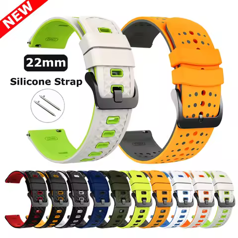 Silicone Strap 22mm For POLAR Vantage M3 M2 M/V3 Watch Band For Grit X2 Pro Titan/Grit X Bracelet Co