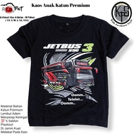 Kaos Anak Bus Telolet Laki-laki Perempuan 1-10 Tahun