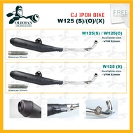 Exhaust CJ IPOH BIKE WAVE125 WAVE125S(W125S) WAVE125X (W125X) cutting standard
