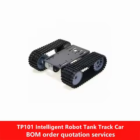 Smart Tank Car Chassis Tracked Caterpillar Crawler Robot Platform with Dual DC 12V Motor for DIY for