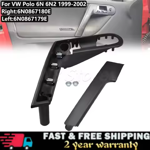 6N0867179E For VW POLO 6N 6N2 1999-2002 Car Interior Door Handle With Retaining Cover 6N0867180E 6N0
