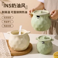 Wholesale Lard Jar High Temperature Resistant Ceramic Jar Household Oil Container Kitchen Seasoning 