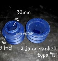 ST3 pully dinamo poli puli pengerak dinamo listrik 3000watt B2*3*32