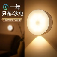 [Ready Stock] Human Body Sensor Light Bedroom Sleep Light Household Aisle Smart Bedside Aisle Light 