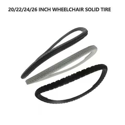 Wheelchair Accessories Tire 20 22 24 26 Inch Outer Solid 20/22/24/26x1 3/8 26x1.95Non-pneumatic Rear
