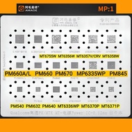 AMAOE STENCIL PLATE MOLD BGA MP1 MP 1 PM540 PMI632 PM640 MT6336WP MT6370P MT6376P PM660A/L PM660 PM6