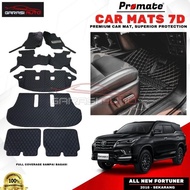 Carpet 7D Promate Premium Car Mats All New Fortuner 2016 - 2024