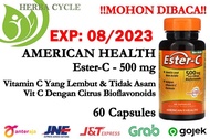 Vitamin C 500 mg 60 Cap Aman Lambung American Health Ester C 500 Vit C