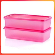 Tupperware 1.4L Double So Fresh Food Storage Bekas Kuih Raya Roti Kek Cake Pink Limitied Air Tight V