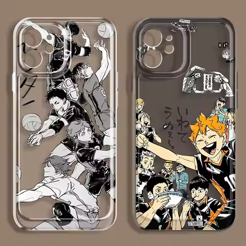 Sports Volleyball Anime Haikyuu!! Phone Case for Apple iPhone 11 12 13 14 15 16 17 Pro Max Plus Air 