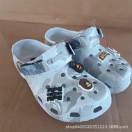 Beach Shoes bape Comfortable Star Buckle Camouflage Shoes bape Hole Electroplating Slippers Puya Pri