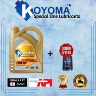 KOYOMA PROTON (PW 510577) OIL FILTER + KOYOMA 15W40 MINERAL ENGINE OIL