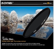 【Worth-Buy】 Zomei 680nm 720nm 760nm 850nm 950nm IR Filter 37/49/ 52/ 58/ 67/72/ 82มม.สำหรับกล้อง SLR