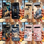 For Samsung Galaxy S10 5G Case SM-G977B G977U G977N Fashion Cartoon Printed Back Cover Soft Silicone
