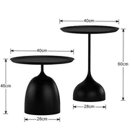 Nordic Creative Sofa Side Tables Living Room Small Tea Table Simple Modern Iron Small Round Table Co