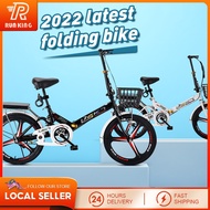 ♕Foldable Bike 20 Inch Bicycle Cycling Mountain Foldable Bicycle Basikal Off-Road City Adult Bicycle Sport Basikal Lipatღ